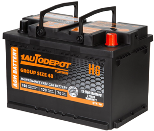 Batería automotriz 12 V, 70 Ah