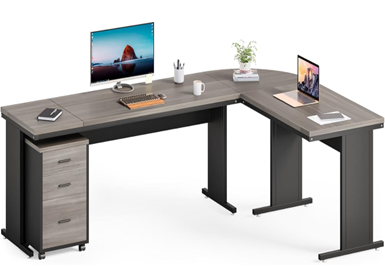 Escritorio ejecutivo en L