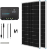 Kit de iniciación de panel solar monocristalino de 200 W y 12 V